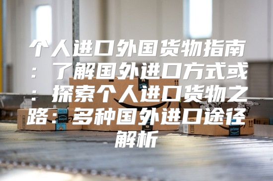 个人进口外国货物指南：了解国外进口方式或：探索个人进口货物之路：多种国外进口途径解析
