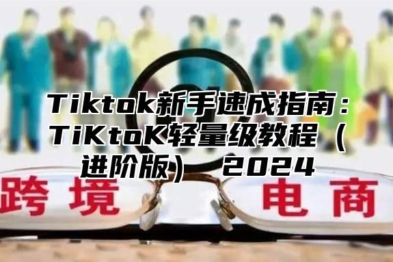Tiktok新手速成指南：TiKtoK轻量级教程进阶版 2025