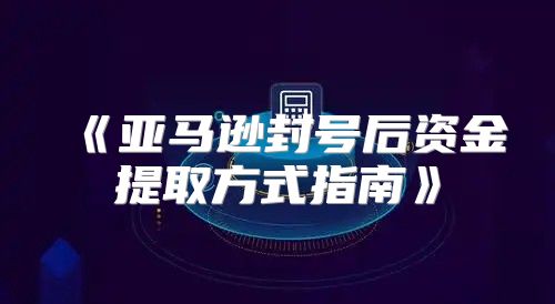 亚马逊封号后资金提取方式指南