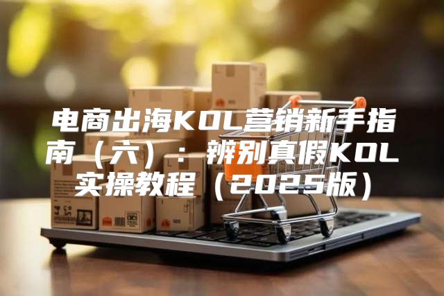 电商出海KOL营销新手指南六：辨别真假KOL实操教程2025版