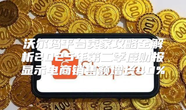 沃尔玛平台卖家攻略全解析2025年第二季度财报显示电商销售额增长40%