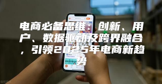 电商必备思维：创新、用户、数据驱动及跨界融合，引领2025年电商新趋势