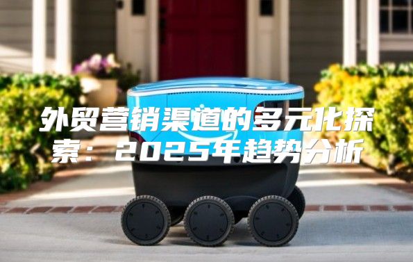 外贸营销渠道的多元化探索：2025年趋势分析