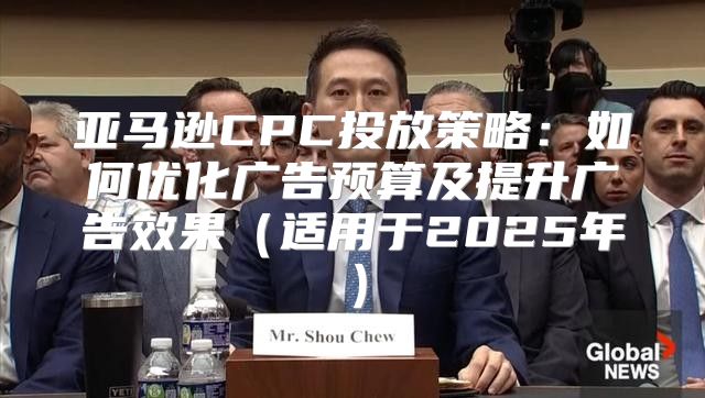 亚马逊CPC投放策略：如何优化广告预算及提升广告效果适用于2025年
