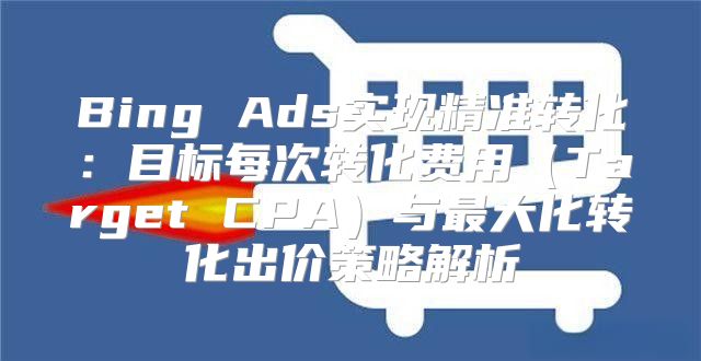 Bing Ads实现精准转化：目标每次转化费用Target CPA与最大化转化出价策略解析