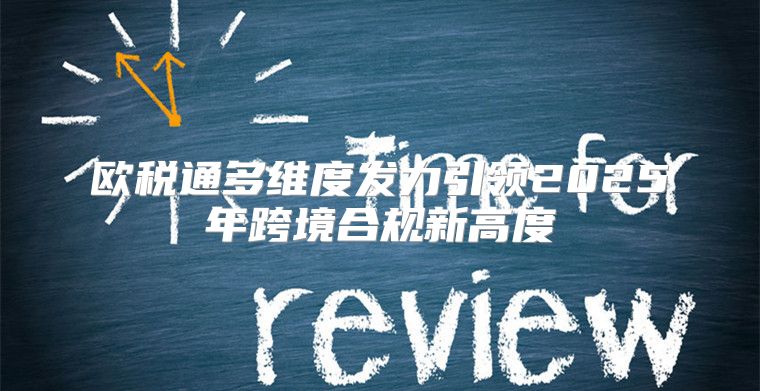 欧税通多维度发力引领2025年跨境合规新高度