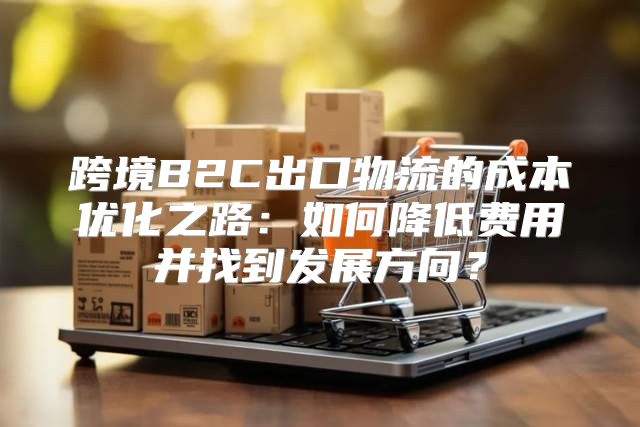 跨境B2C出口物流的成本优化之路：如何降低费用并找到发展方向？