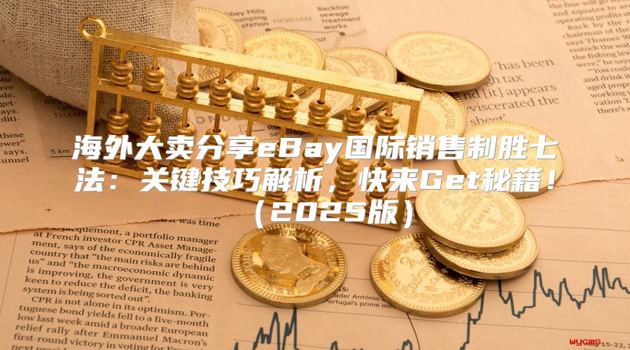 海外大卖分享eBay国际销售制胜七法：关键技巧解析，快来Get秘籍！2025版
