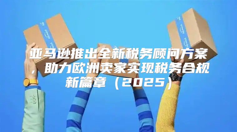 亚马逊推出全新税务顾问方案，助力欧洲卖家实现税务合规新篇章2025