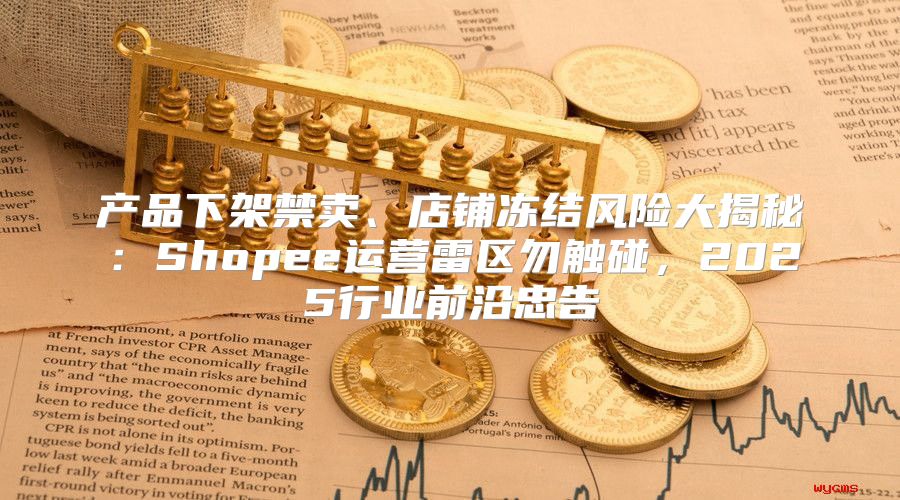 产品下架禁卖、店铺冻结风险大揭秘：Shopee运营雷区勿触碰，2025行业前沿忠告