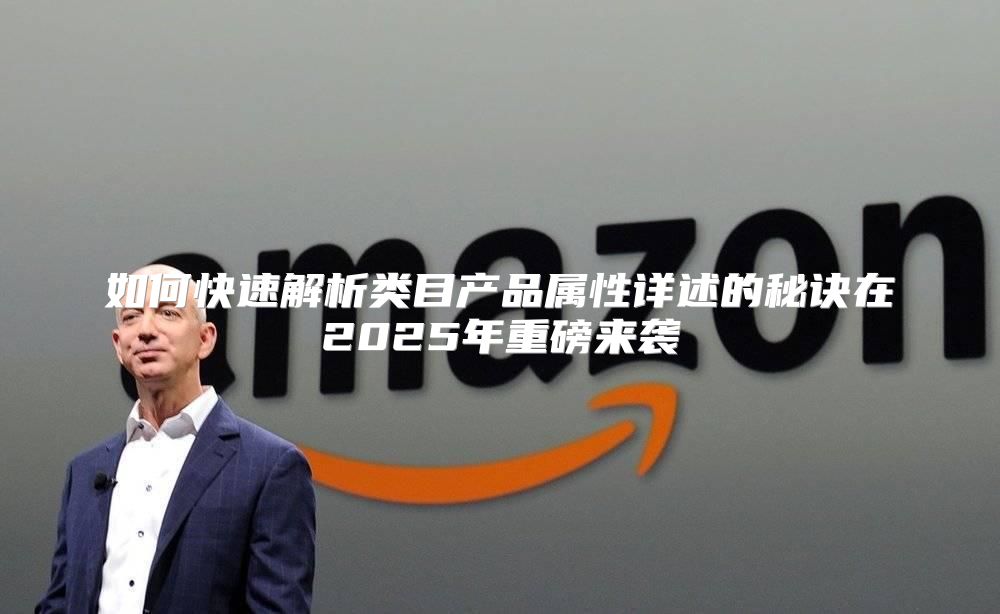 如何快速解析类目产品属性详述的秘诀在2025年重磅来袭