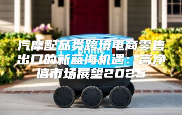 汽摩配品类跨境电商零售出口的新蓝海机遇：高净值市场展望2025