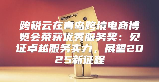 跨税云在青岛跨境电商博览会荣获优秀服务奖：见证卓越服务实力，展望2025新征程