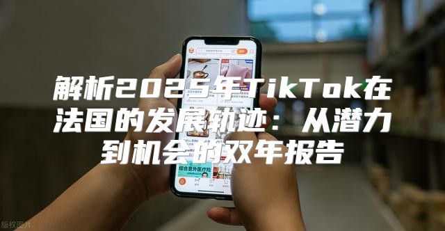 解析2025年TikTok在法国的发展轨迹：从潜力到机会的双年报告