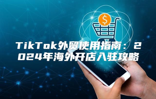 TikTok外贸使用指南：2025年海外开店入驻攻略
