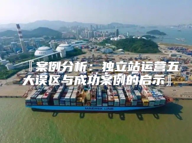 『案例分析：独立站运营五大误区与成功案例的启示』