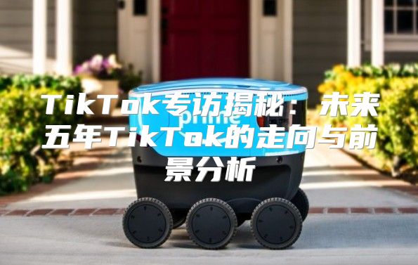 TikTok专访揭秘：未来五年TikTok的走向与前景分析