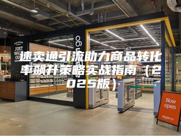速卖通引流助力商品转化率飙升策略实战指南2025版