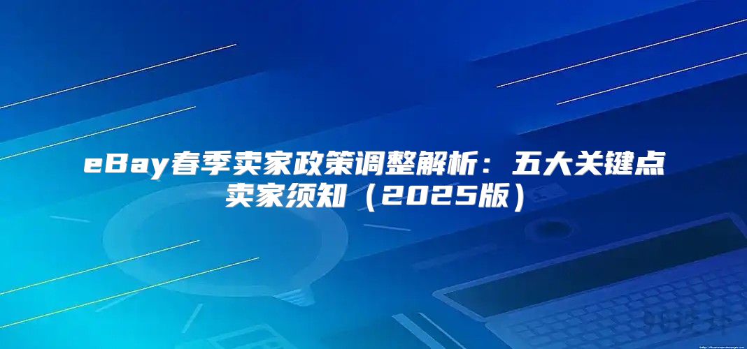 eBay春季卖家政策调整解析：五大关键点卖家须知2025版