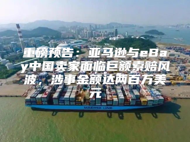 重磅预告：亚马逊与eBay中国卖家面临巨额索赔风波，涉事金额达两百万美元