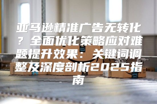 亚马逊精准广告无转化？全面优化策略应对难题提升效果：关键词调整及深度剖析2025指南