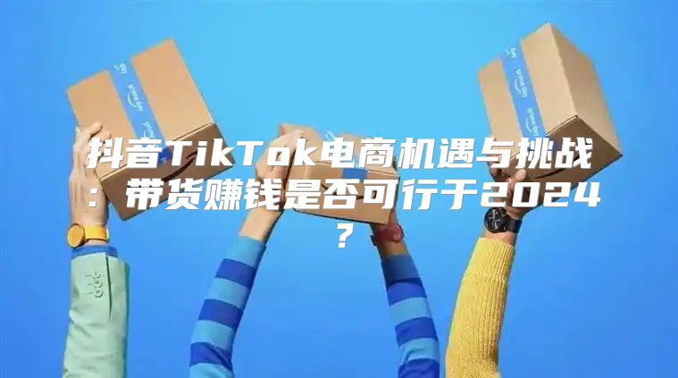 抖音TikTok电商机遇与挑战:带货赚钱是否可行于2025?