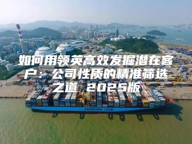 如何用领英高效发掘潜在客户：公司性质的精准筛选之道 2025版