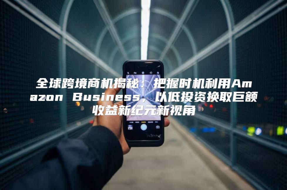 全球跨境商机揭秘：把握时机利用Amazon Business，以低投资换取巨额收益新纪元新视角