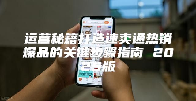 运营秘籍打造速卖通热销爆品的关键步骤指南 2025版