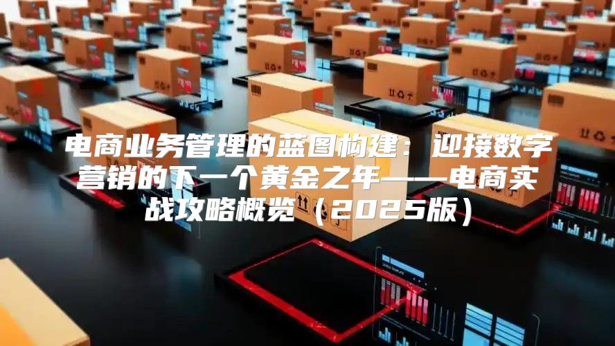 电商业务管理的蓝图构建：迎接数字营销的下一个黄金之年——电商实战攻略概览2025版