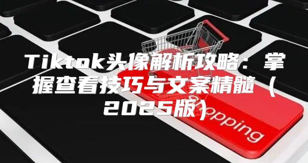 Tiktok头像解析攻略：掌握查看技巧与文案精髓2025版