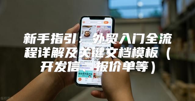 新手指引：外贸入门全流程详解及关键文档模板开发信、报价单等