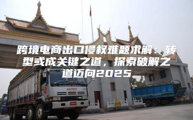 跨境电商出口侵权难题求解：转型或成关键之道，探索破解之道迈向2025
