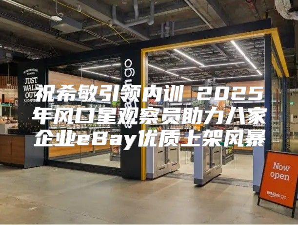 祝希敏引领内训④2025年风口星观察员助力八家企业eBay优质上架风暴