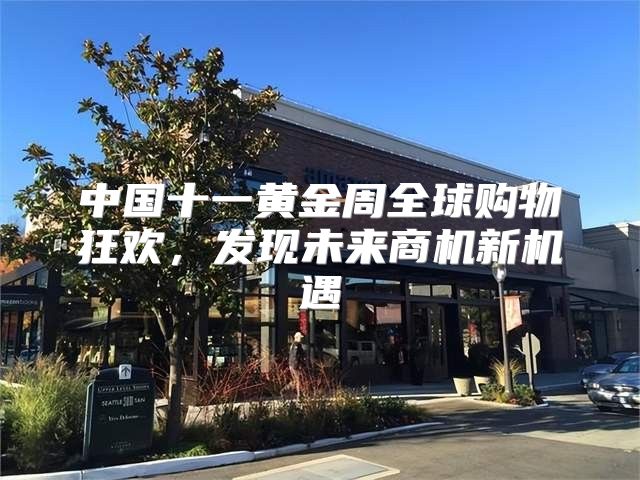 中国十一黄金周全球购物狂欢，发现未来商机新机遇