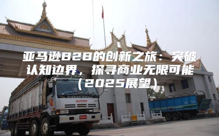 亚马逊B2B的创新之旅：突破认知边界，探寻商业无限可能2025展望