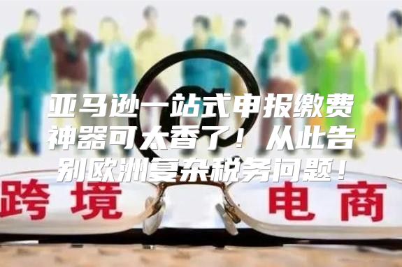 亚马逊一站式申报缴费神器可太香了！从此告别欧洲复杂税务问题！