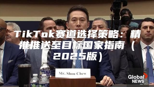 TikTok赛道选择策略：精准推送至目标国家指南2025版