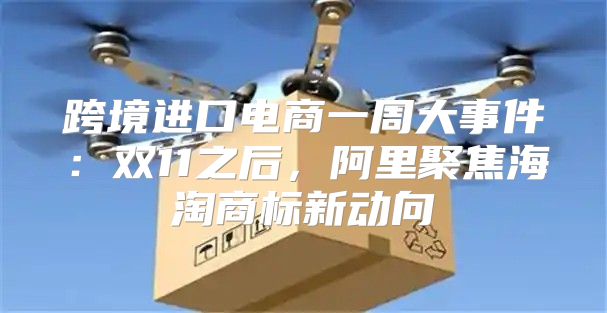 跨境进口电商一周大事件：双11之后，阿里聚焦海淘商标新动向
