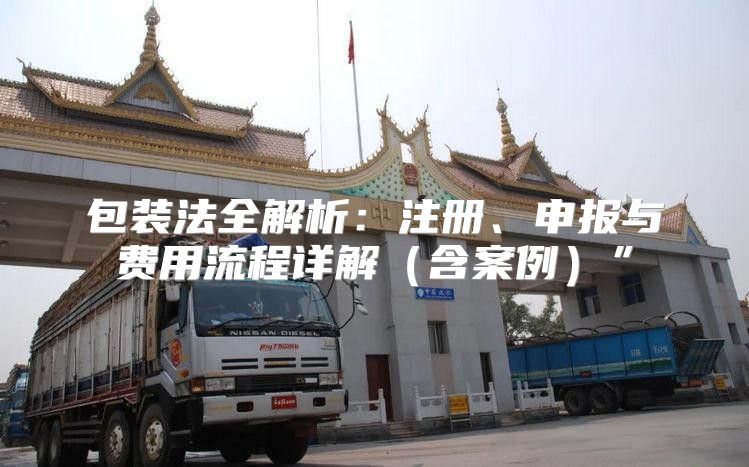 包装法全解析：注册、申报与费用流程详解含案例”