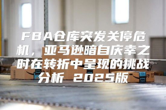 FBA仓库突发关停危机，亚马逊暗自庆幸之时在转折中呈现的挑战分析 2025版