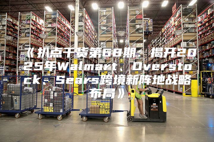 扒点干货第68期：揭开2025年Walmart、Overstock、Sears跨境新阵地战略布局