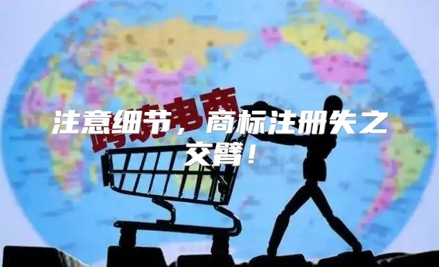 注意细节，商标注册失之交臂！