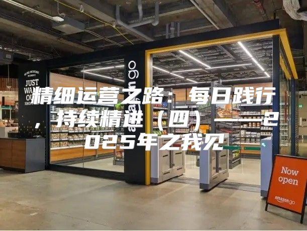 精细运营之路：每日践行，持续精进四——2025年之我见