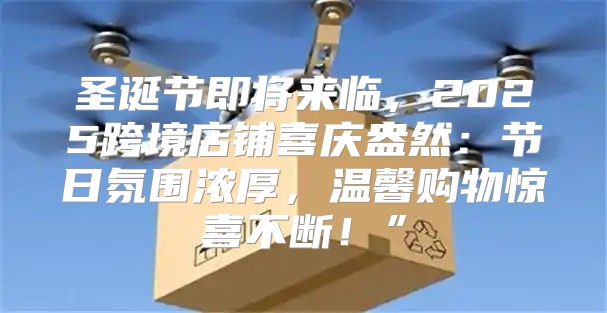 圣诞节即将来临，2025跨境店铺喜庆盎然：节日氛围浓厚，温馨购物惊喜不断！”
