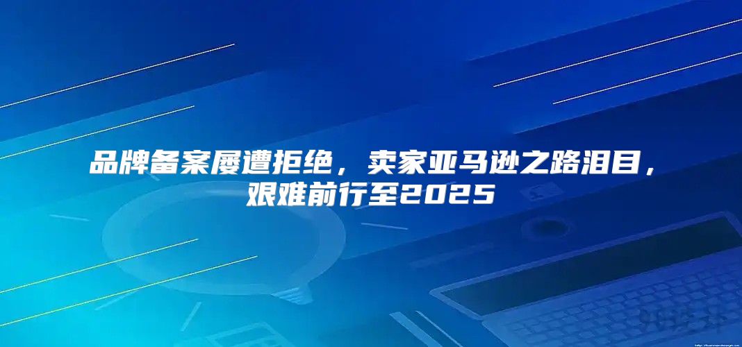 品牌备案屡遭拒绝，卖家亚马逊之路泪目，艰难前行至2025