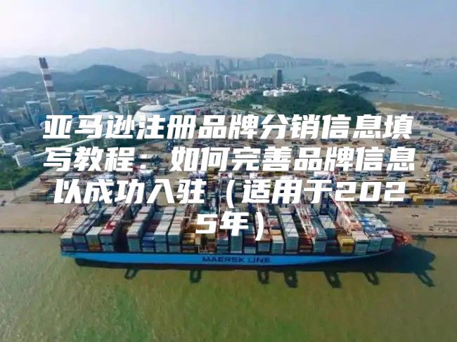 亚马逊注册品牌分销信息填写教程：如何完善品牌信息以成功入驻适用于2025年