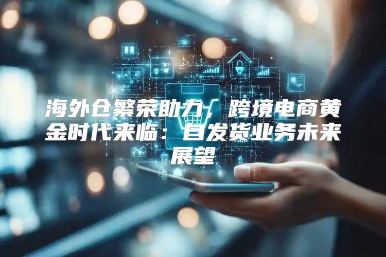 海外仓繁荣助力，跨境电商黄金时代来临：自发货业务未来展望