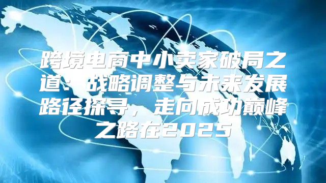 跨境电商中小卖家破局之道：战略调整与未来发展路径探寻，走向成功巅峰之路在2025