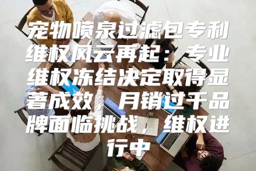宠物喷泉过滤包专利维权风云再起：专业维权冻结决定取得显著成效，月销过千品牌面临挑战，维权进行中